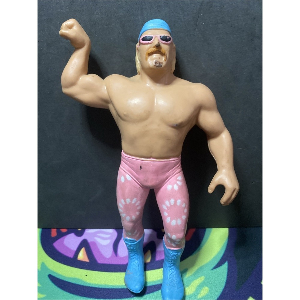 Vintage 1986 Jesse The Body Ventura Titan Sports Action Figure 8" Rubber Figure